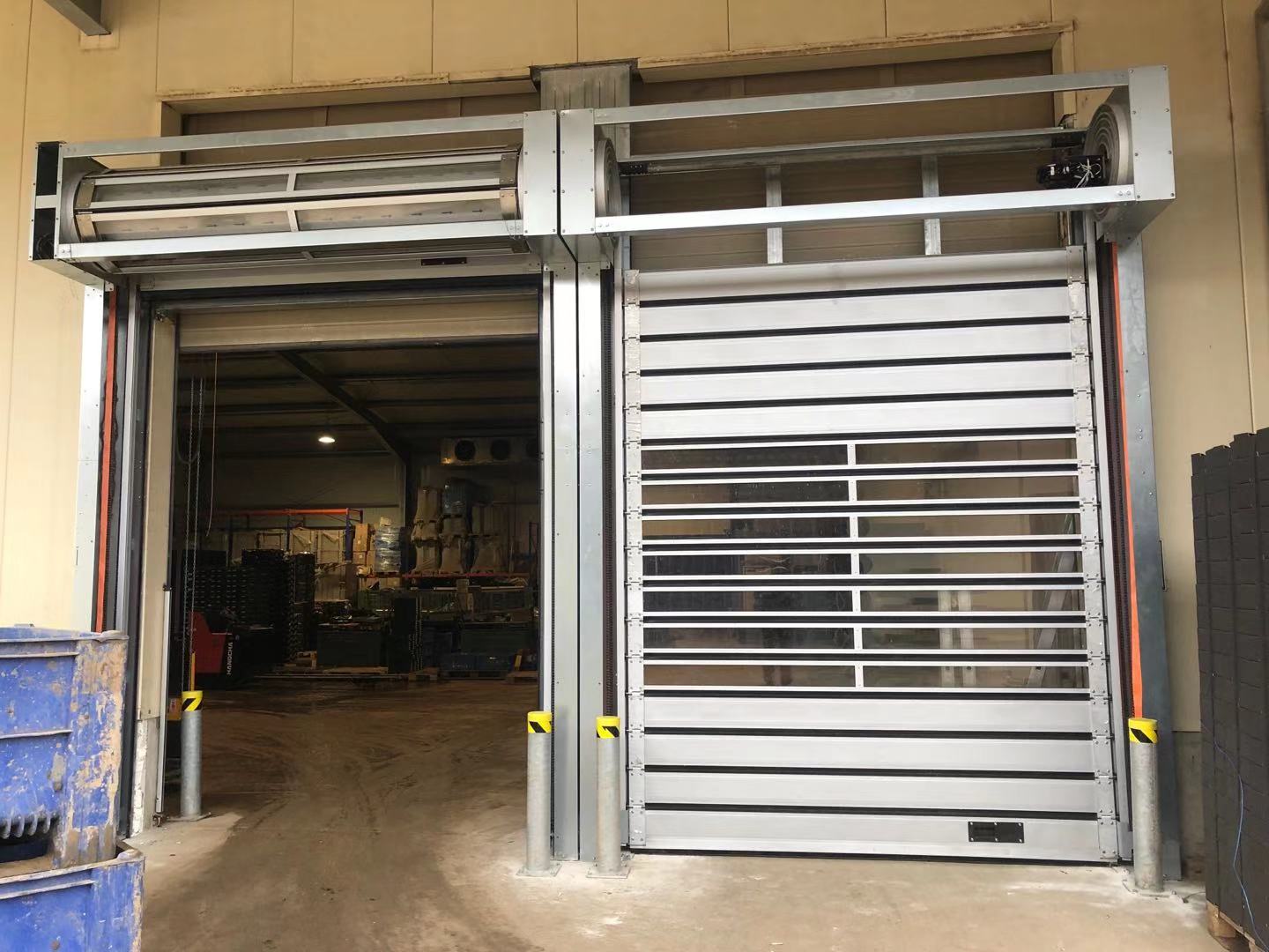 Aluminium Rapid Rolling Spiral Door